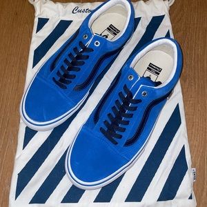 NEW Vans Era Pro Blue Suede Size 9 Men/10.5 Women